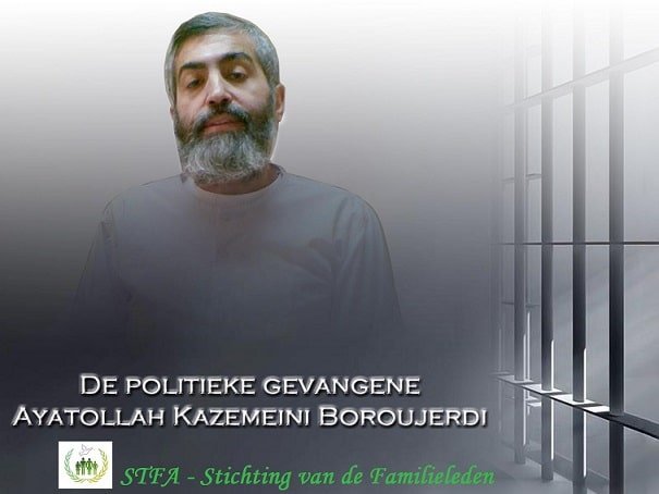 Vrouw van de politieke gevangene Ayatollah Kazemeini Boroujerdi meldt zich