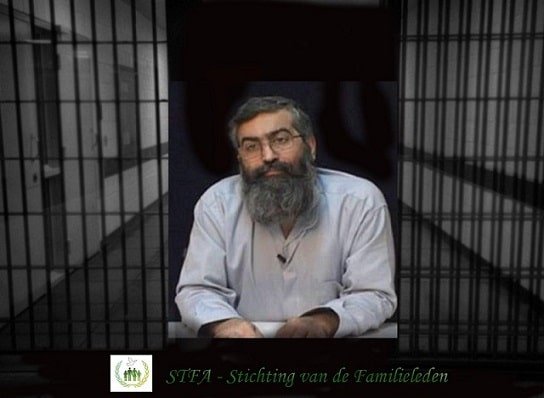 Familie van in dodencel zittende Ayatollah Kazemeini protesteert bij de Evin-Gevangenis