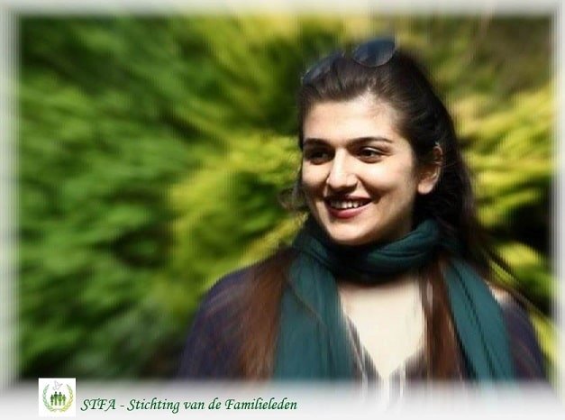 Ghonche Ghavami in staking in de Evin-Gevangenis