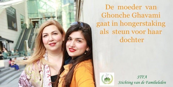 De moeder van Ghonche Ghavami gaat in hongerstaking als steun voor haar dochter