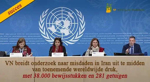 VN breidt onderzoek naar misdaden in Iran uit te midden van toenemende wereldwijde druk,met 38.000 bewijsstukken en 281 getuigen