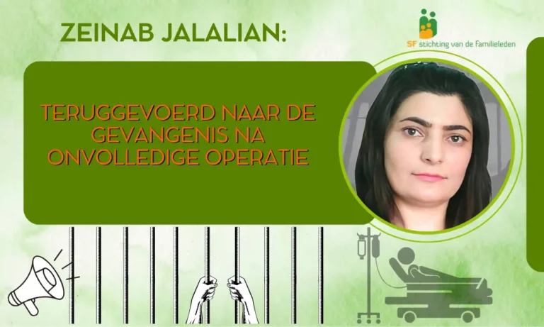 Zeinab Jalalian: Teruggevoerd naar de gevangenis na onvolledige operatie